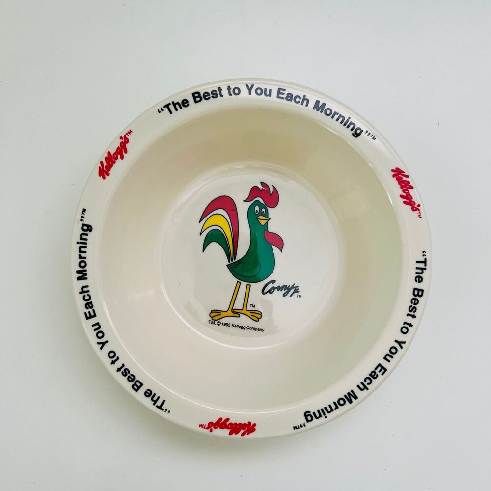 KELLOGG'S 1995 Plastic Cereal Bowls, Set of 4 - Picture 4 of 8